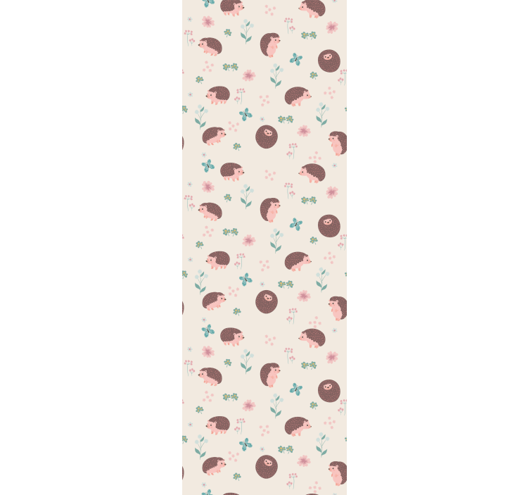 Tenda a rullo cameretta collezione ricci carini - TenStickers