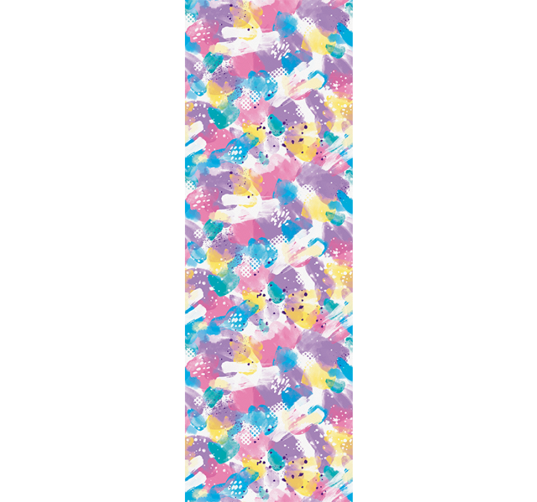 Tenda a rullo cameretta colori pastello in abbondanza - TenStickers