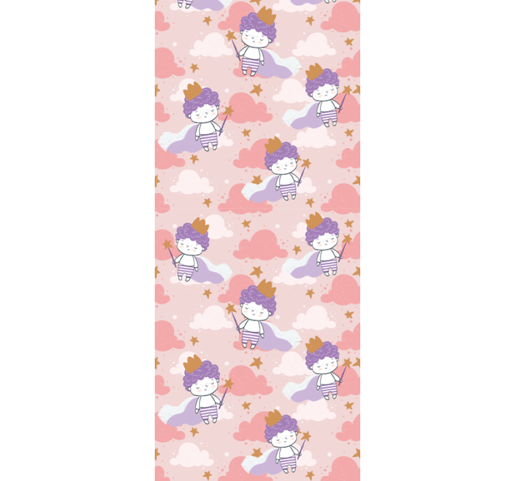 Tenda a rullo cameretta principe magico anni '80 - TenStickers