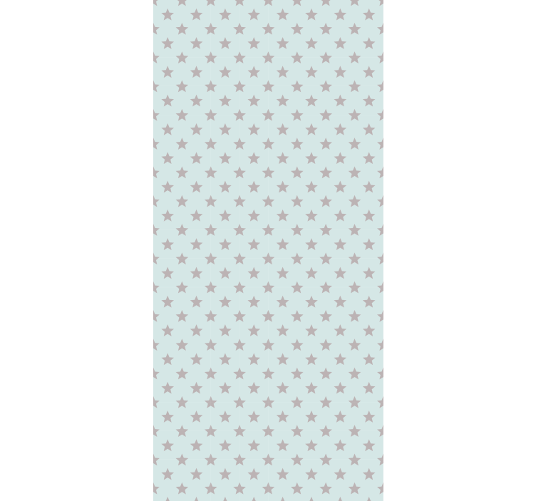 Tenda a rullo cameretta sfondo blu con stelle grigie - TenStickers