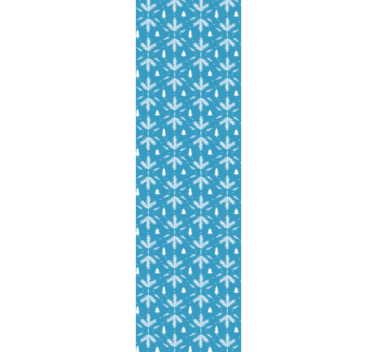 Tenda a rullo cameretta blu folk nordico - TenStickers