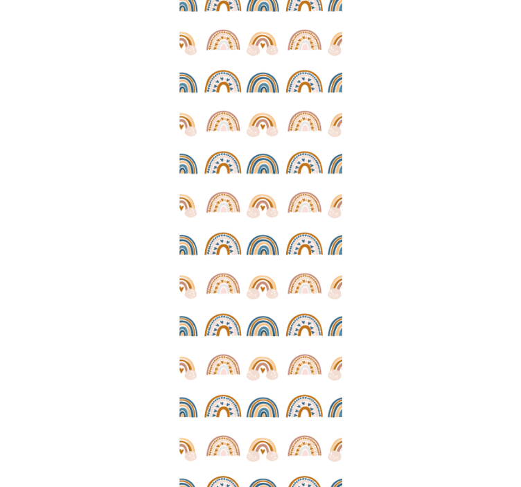 Tenda a rullo cameretta arcobaleni d'autunno - TenStickers