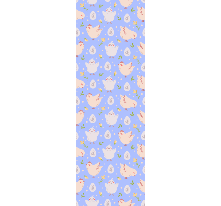 Tenda a rullo cameretta personaggi di pollo per bambini - TenStickers