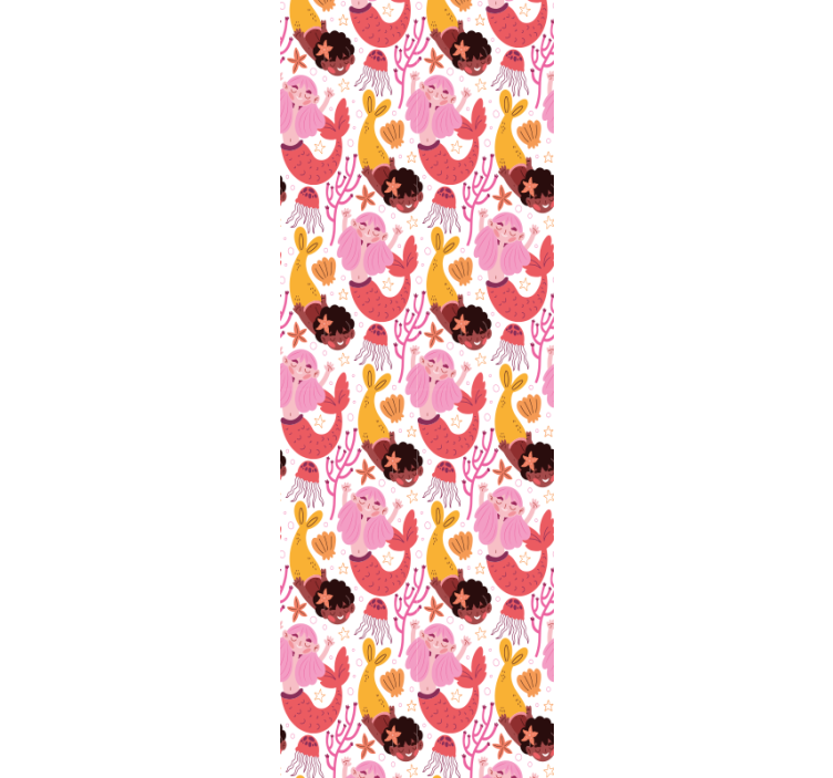 Tenda a rullo cameretta sirena bambino felice - TenStickers