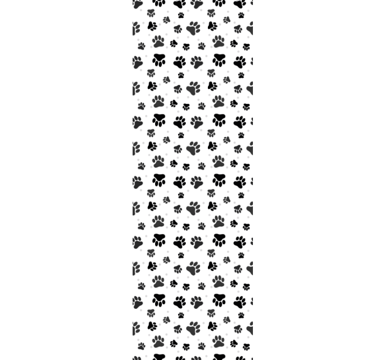 Tenda a rullo cameretta con motivo impronta animale - TenStickers