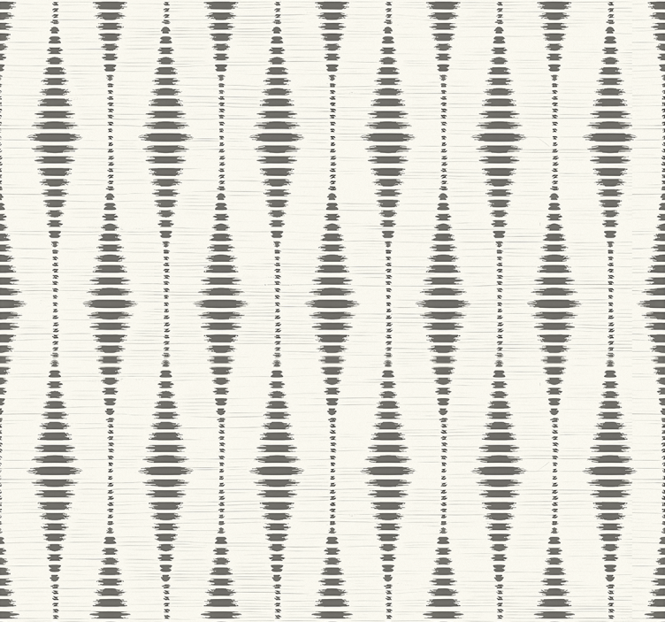 Tenda a rullo grigia rabaul ikat grigia e beige - TenStickers