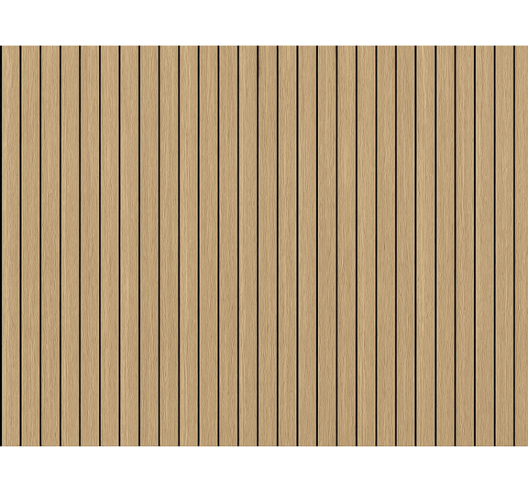 Tenda a rullo elegante con listelli in legno verticale - TenStickers