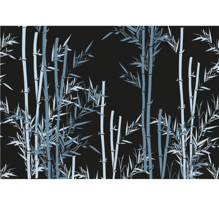 Tenda a rullo cucina design foglie di bambù - TenStickers