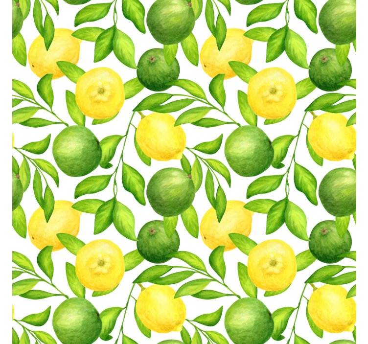 Tenda a rullo cucina limoni e lime - TenStickers