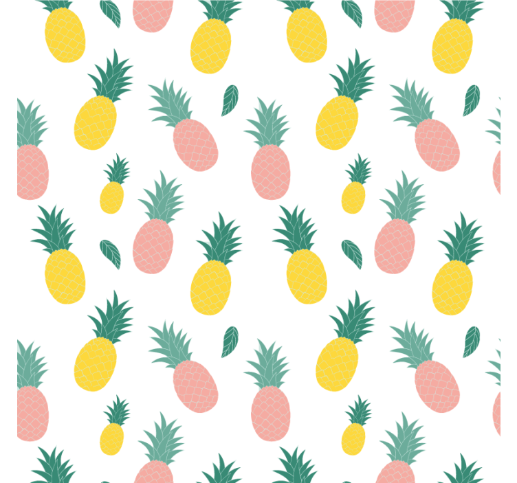Tenda a rullo cucina design frutti ananas - TenStickers