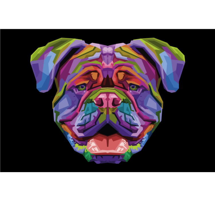 Tenda a rullo soggiorno design moderno a colori - TenStickers