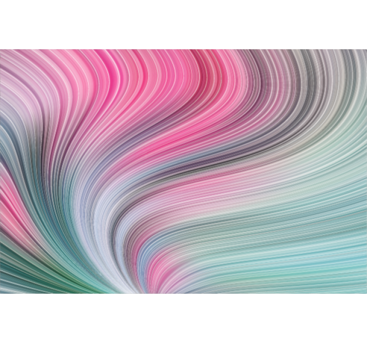 Tenda a rullo soggiorno righe diagonali multicolore - TenStickers