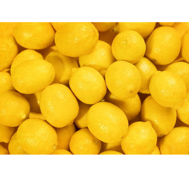 Tenda a rullo gialla limoni - TenStickers