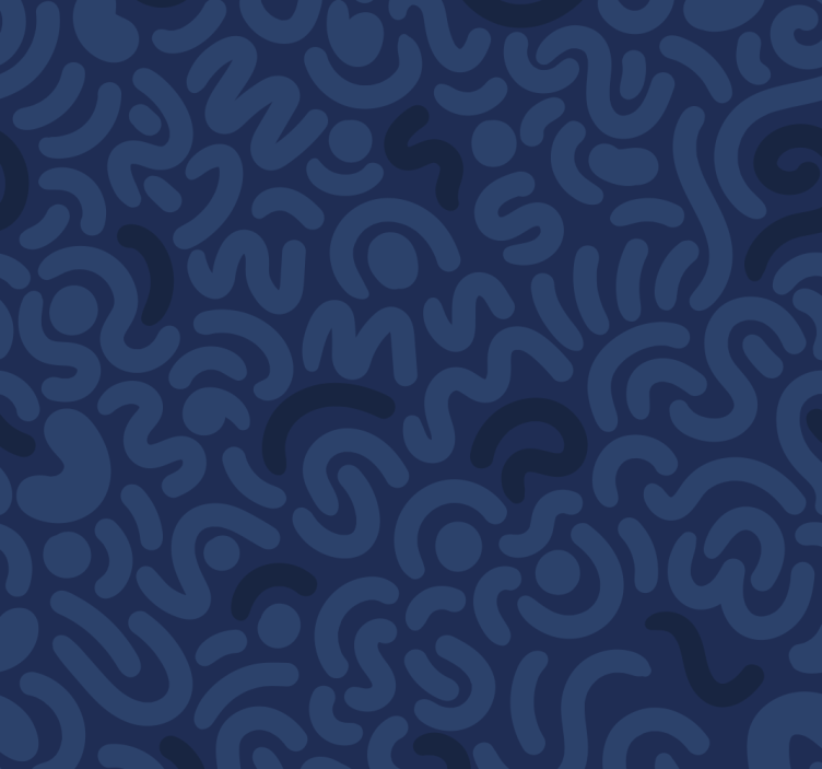 Tenda a rullo blu astratta navy blue - TenStickers