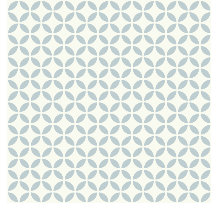 Tenda a rullo blu design a motivi circolari - TenStickers