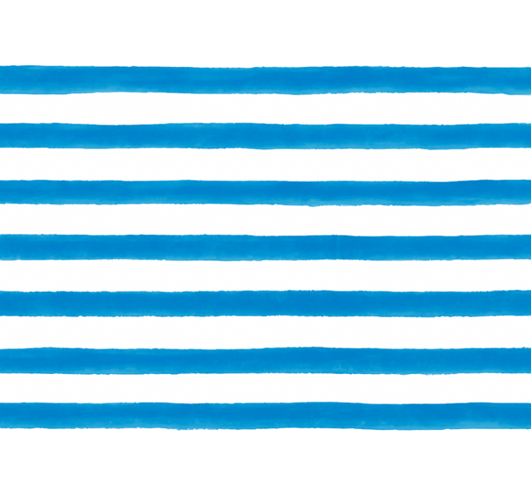 Tenda a rullo blu a barre acquerello blu - TenStickers
