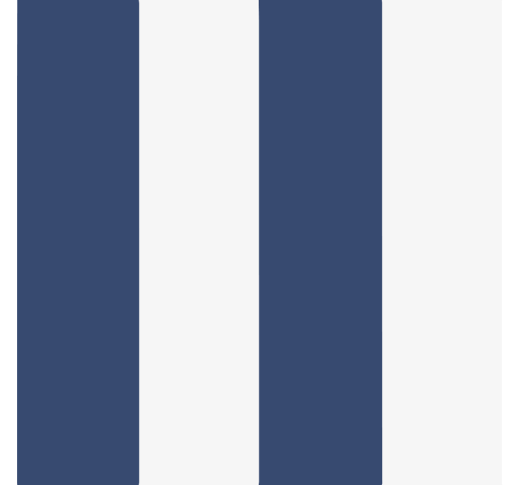 Tenda a rullo blu a righe nautiche classiche - TenStickers