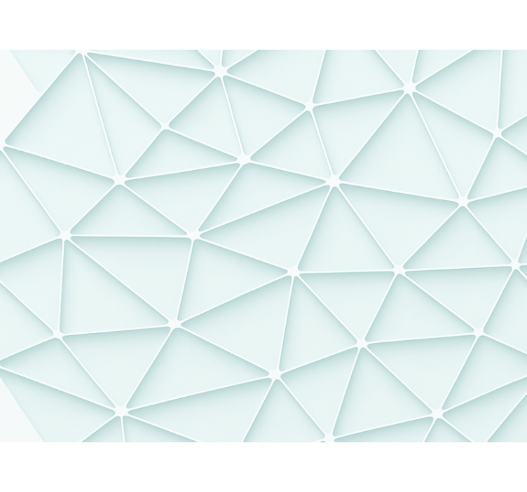 Tenda a rullo blu design triangoli astratti - TenStickers