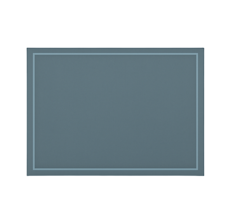 Tenda a rullo blu design semplice con bordo - TenStickers