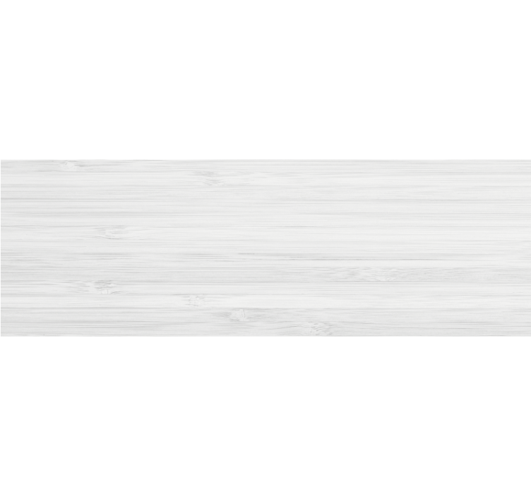 Tenda a rullo grigia in elegante legno bianco - TenStickers