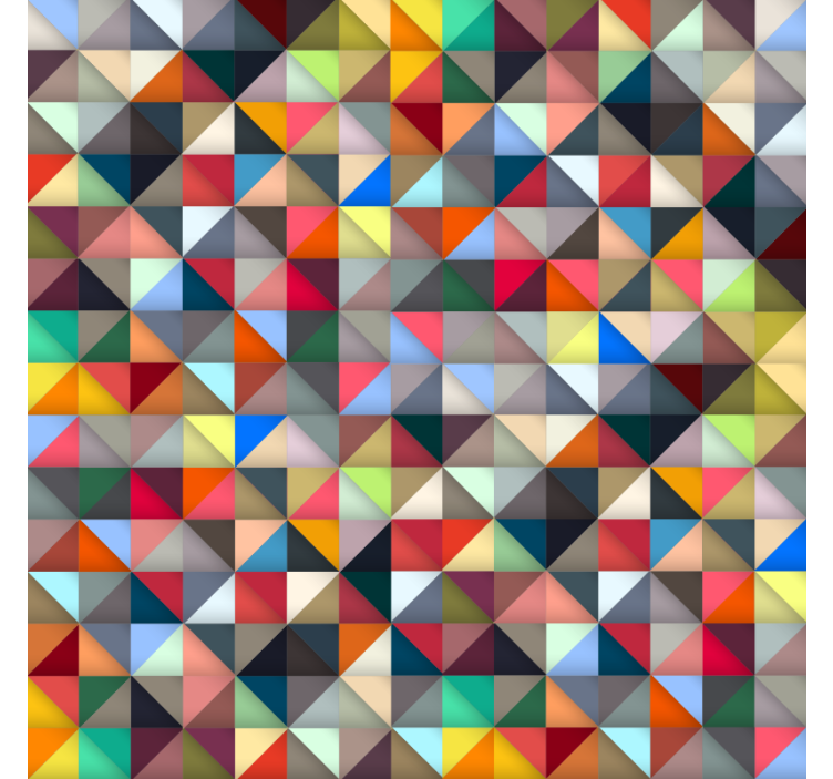 Tenda a rullo camera da letto mosaico colorato - TenStickers