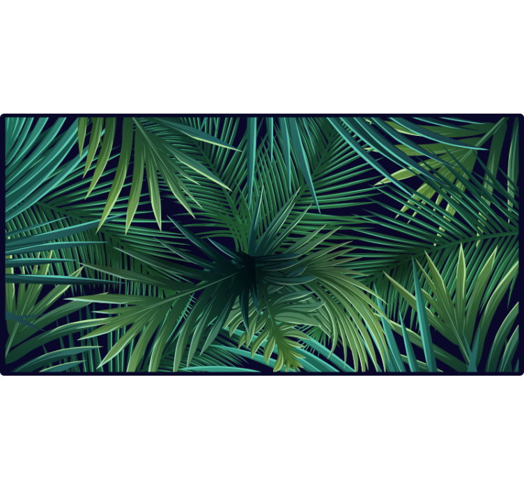 Tenda a rullo camera da letto foglie di monstera intense - TenStickers