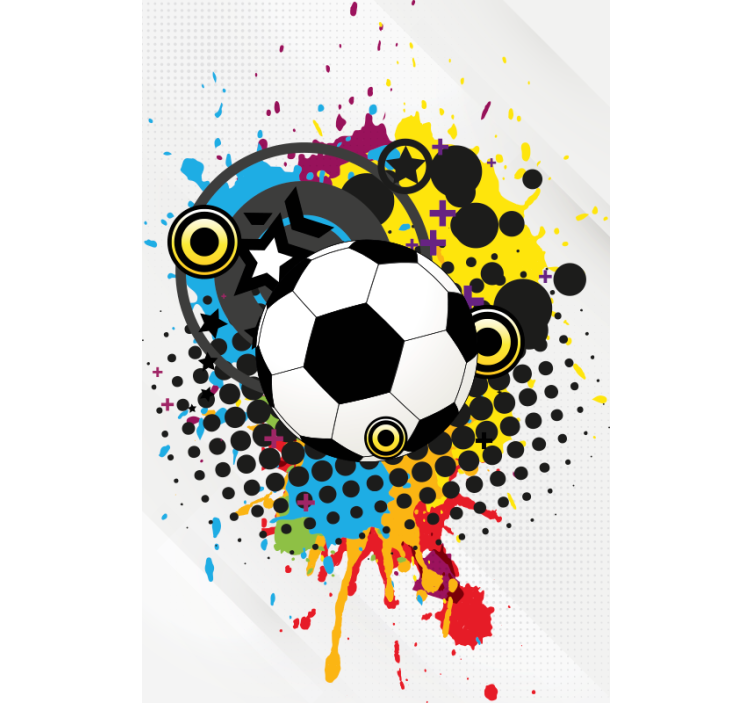 Tenda a rullo sport calcio artistico - TenStickers