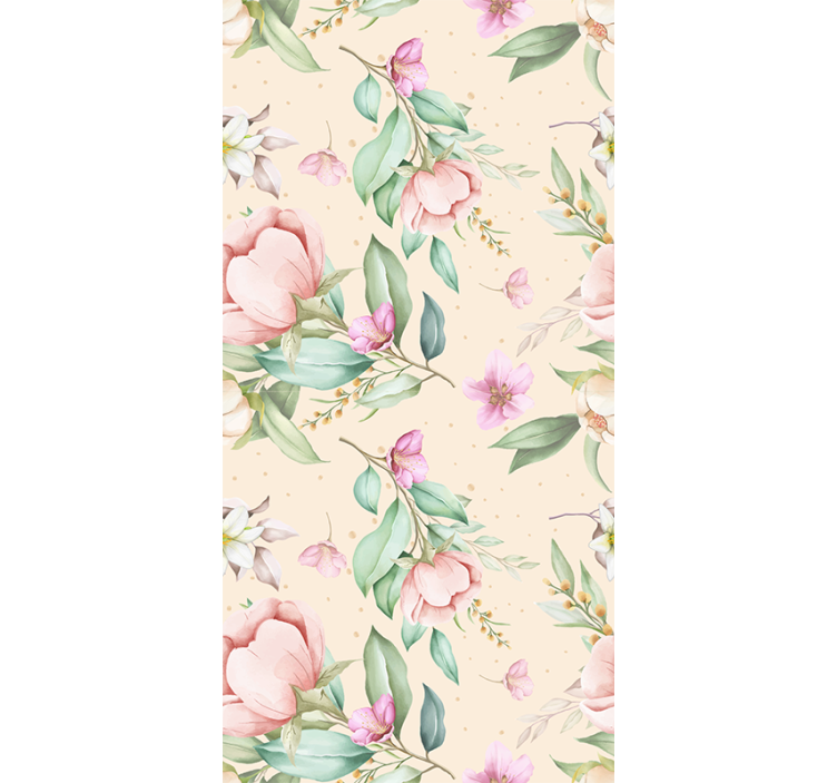 Tende a rullo da balcone Disegno floreale originale - TenStickers