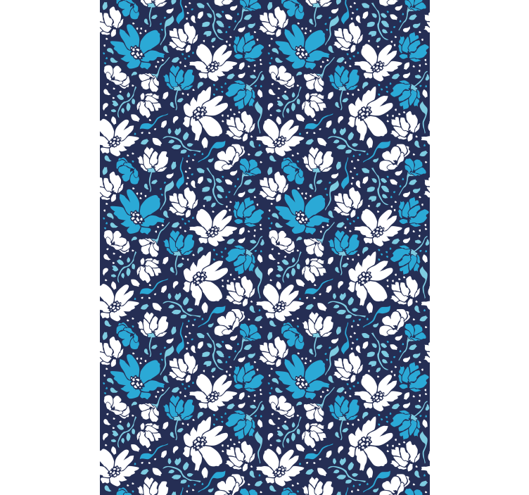 Tenda a rullo fiori e piante stile tema floreale - TenStickers