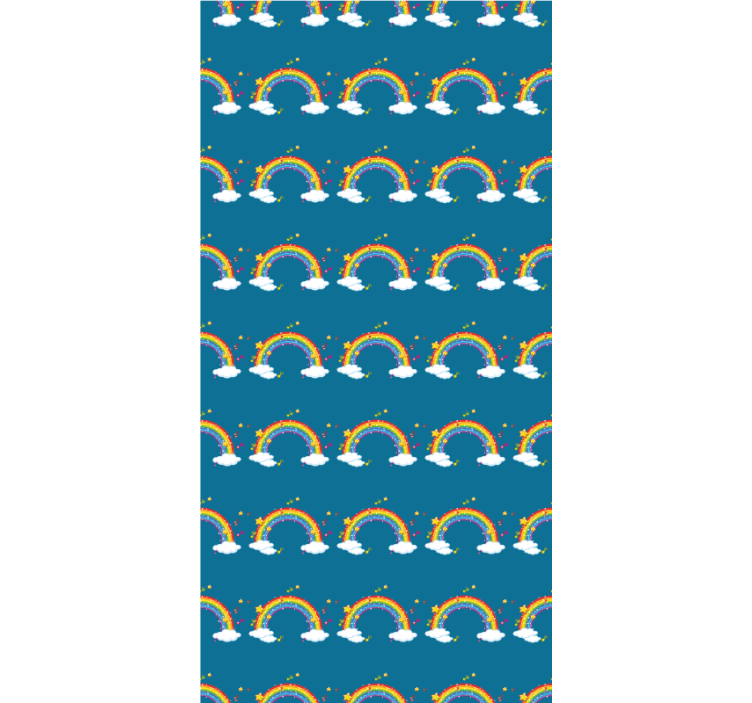Tenda a rullo originale modello di arcobaleni colorati - TenStickers