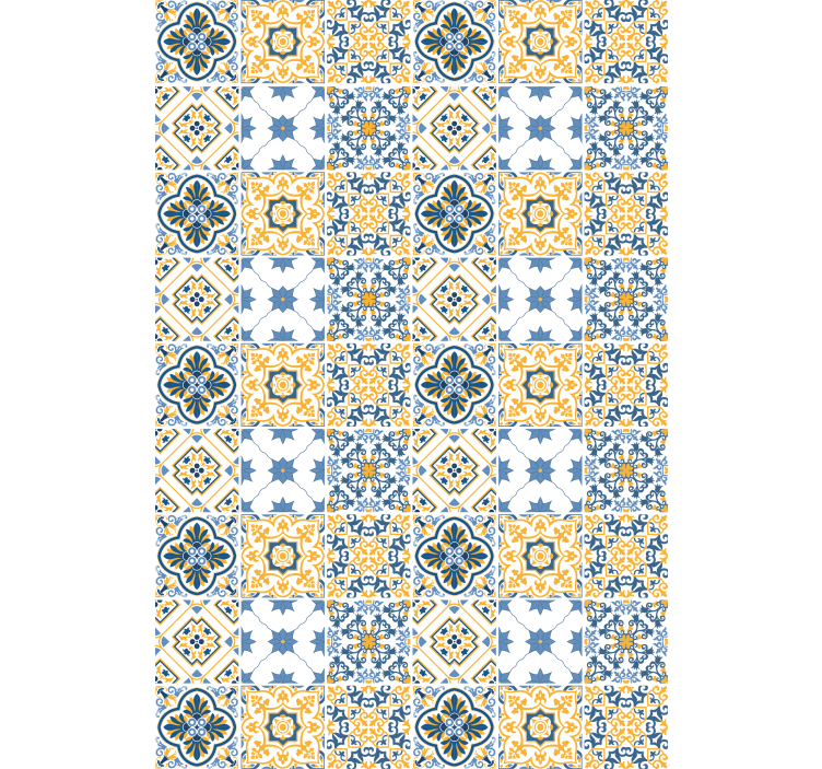 Tende a rullo motivi motivi piastrellati intricati - TenStickers