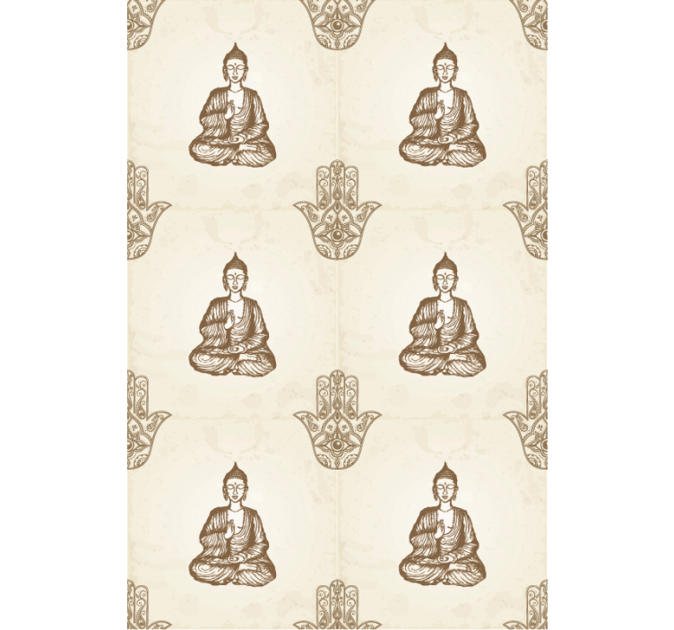 Tenda a rullo zen modelli di simboli del buddha - TenStickers