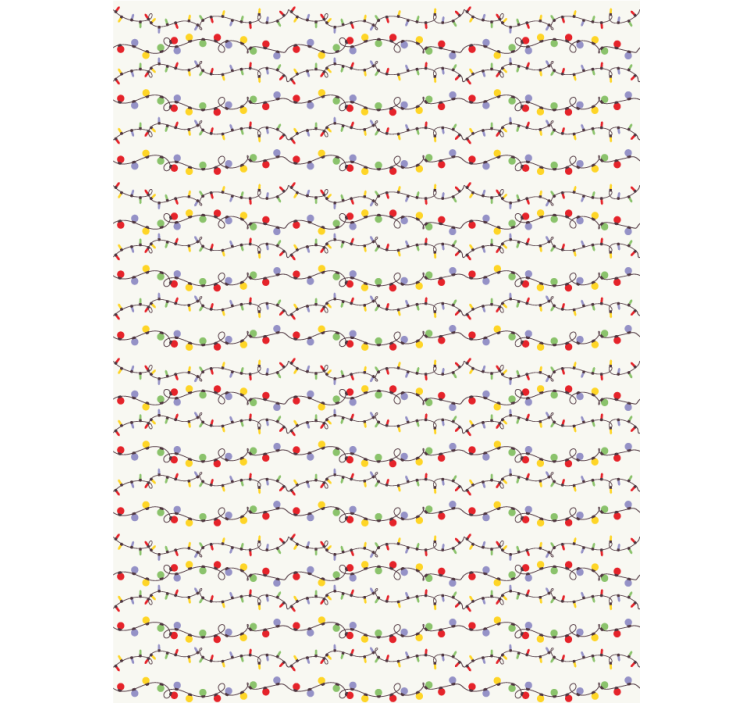 Tenda a rullo cameretta luci colorate a corda - TenStickers