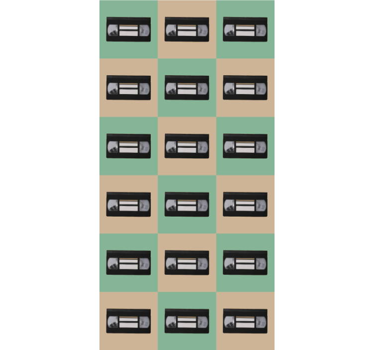 Tende a rullo più vintage modello nastro retrò - TenStickers