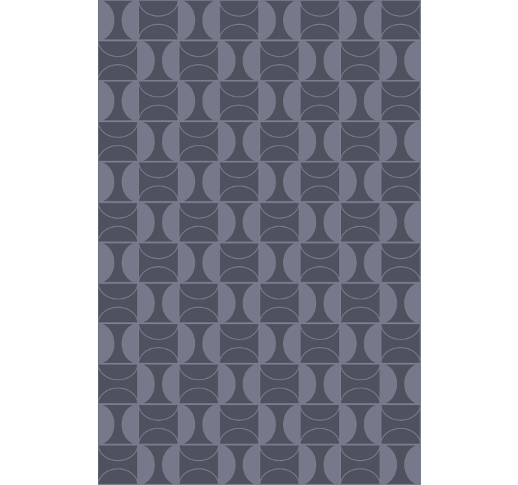 Tenda a rullo moderna motivo grigio curvo - TenStickers