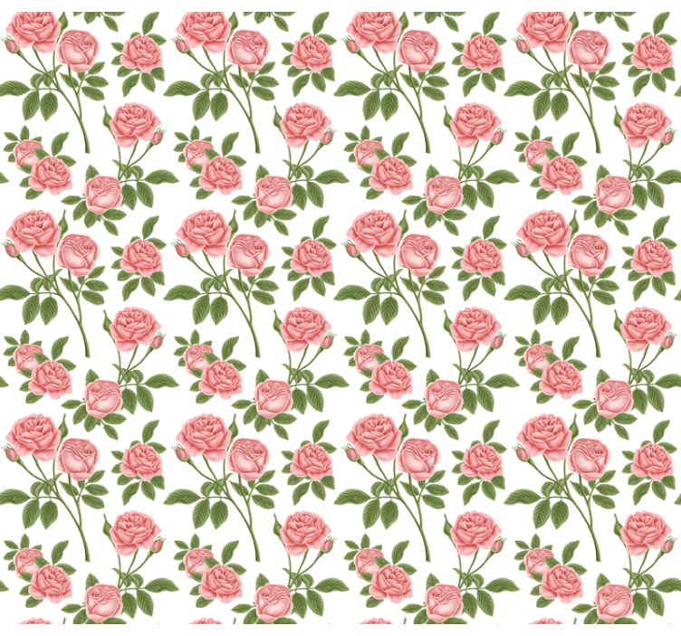 Tenda a rullo fiori e piante bellissimo motivo di rose - TenStickers