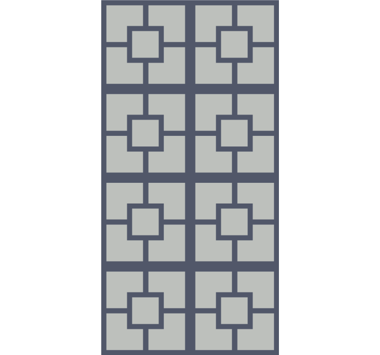 Tenda a rullo moderna tema quadrato geometrico - TenStickers