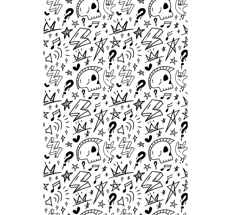 Tende a rullo moderne Modello di segni cool - TenStickers