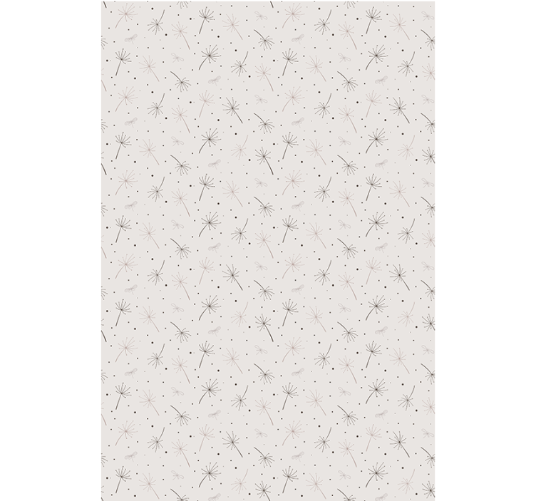 Tenda a rullo fiori e piante modello di semi di tarassaco - TenStickers