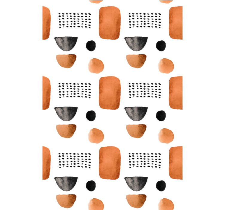 Tenda a rullo per ufficio forme geometriche minimaliste - TenStickers