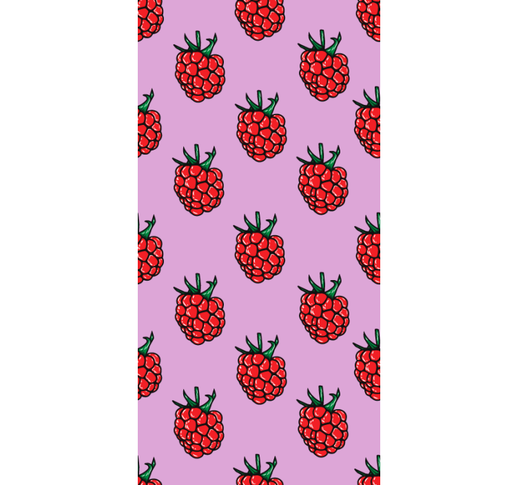 Tende a rullo frutta e verdura modello lampone - TenStickers