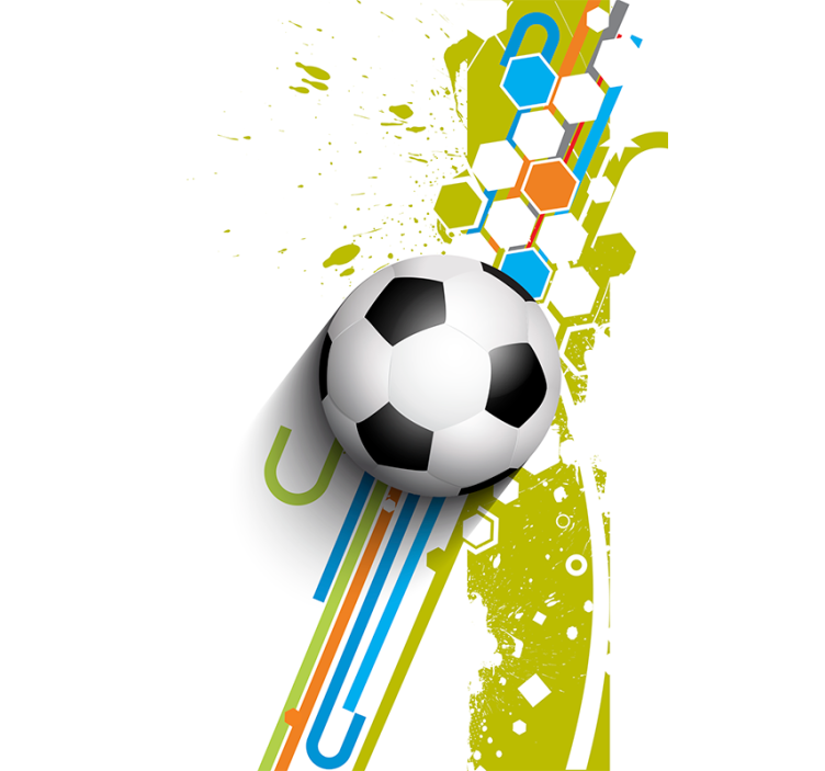 Tenda a rullo calcio in azione - TenStickers