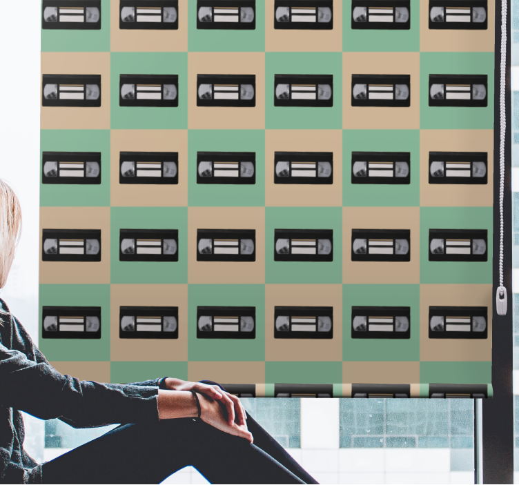 Tende a rullo più vintage modello nastro retrò - TenStickers