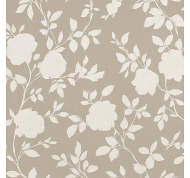 Tenda a rullo camera ragazzi fiori beige graziosi - TenStickers