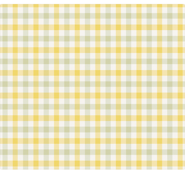Tenda a rullo sala da pranzo modello picnic giallo - TenStickers