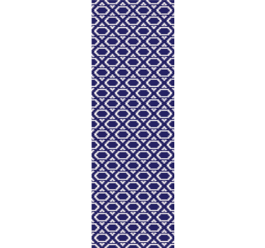 Tenda a rullo sala da pranzo forme esagonali geometriche - TenStickers