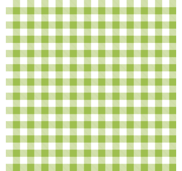 Tenda a rullo sala da pranzo a quadretti gingham - TenStickers