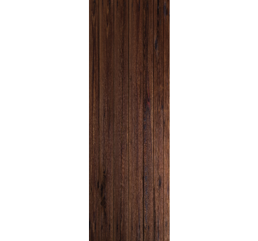 Tenda a rullo sala da pranzo tavole di legno marroni scure - TenStickers