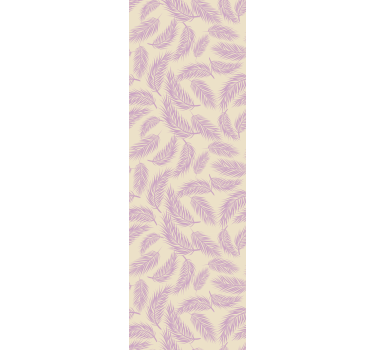 Tenda a rullo sala da pranzo rosa e beige tropicale - TenStickers
