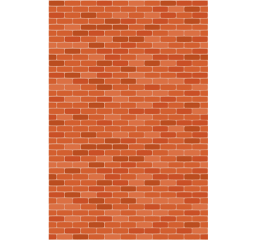 Tenda a rullo sala da pranzo superficie strutturata mattoni - TenStickers